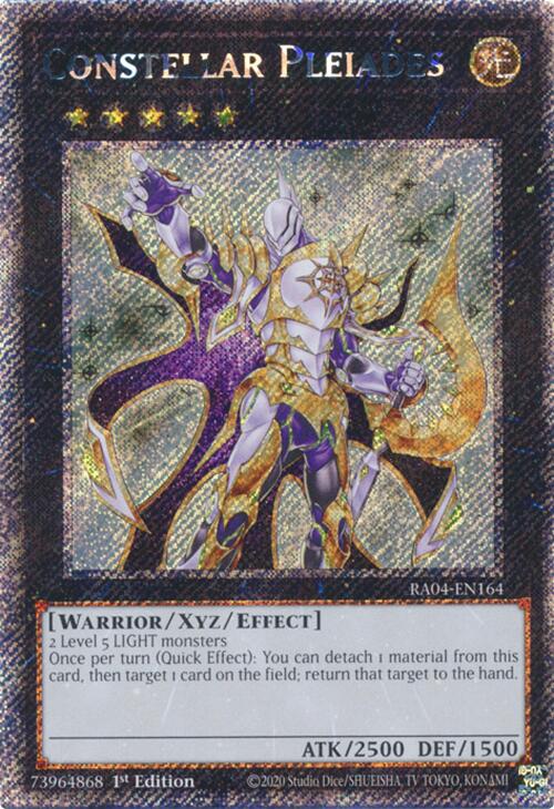 Constellar Pleiades [RA04-EN164] Platinum Secret Rare | Cracking-Singles