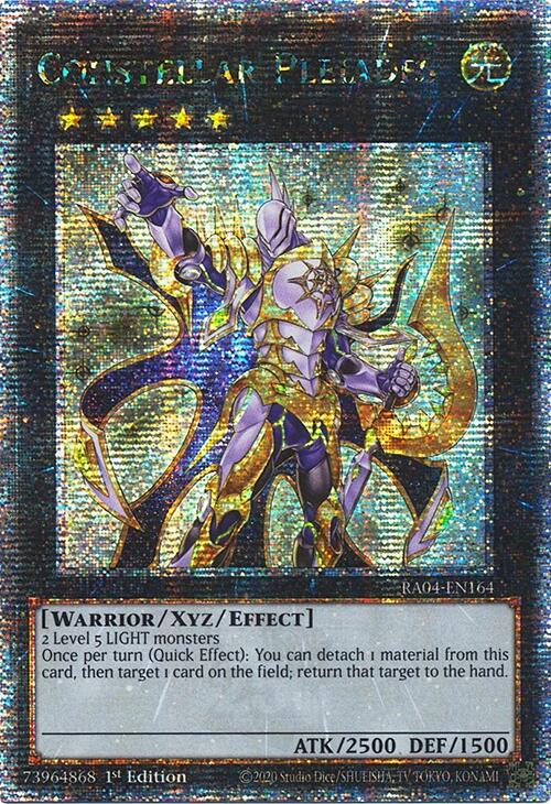 Constellar Pleiades [RA04-EN164] Quarter Century Secret Rare | Cracking-Singles
