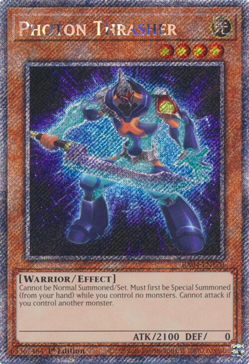 Photon Thrasher [RA04-EN170] Platinum Secret Rare | Cracking-Singles