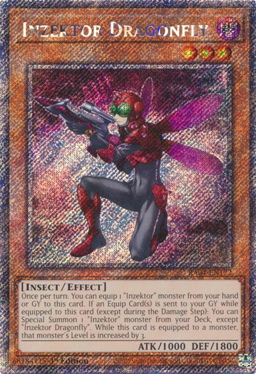 Inzektor Dragonfly [RA04-EN172] Platinum Secret Rare | Cracking-Singles