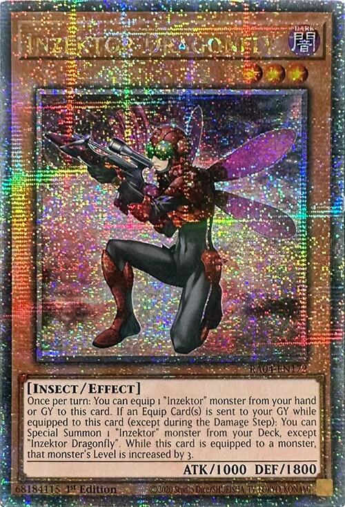 Inzektor Dragonfly [RA04-EN172] Quarter Century Secret Rare | Cracking-Singles