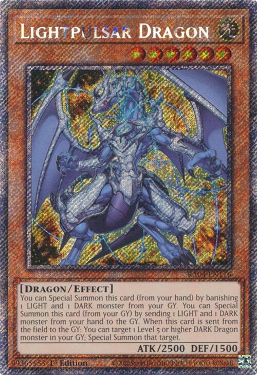 Lightpulsar Dragon [RA04-EN176] Platinum Secret Rare | Cracking-Singles