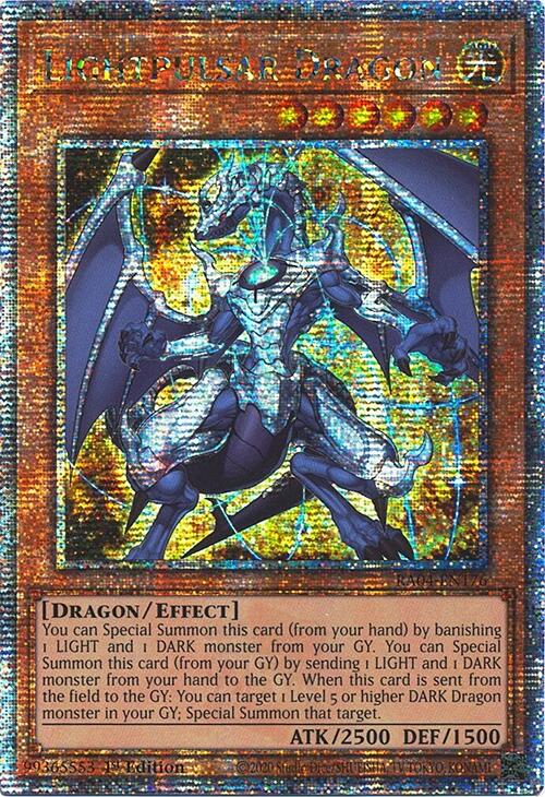 Lightpulsar Dragon [RA04-EN176] Quarter Century Secret Rare | Cracking-Singles