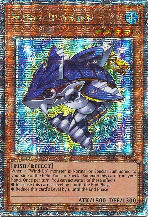 Wind-Up Shark [RA04-EN180] Quarter Century Secret Rare | Cracking-Singles