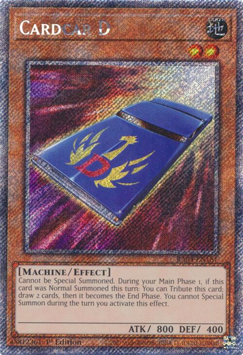 Cardcar D [RA04-EN181] Platinum Secret Rare | Cracking-Singles