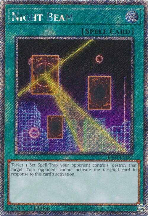 Night Beam [RA04-EN182] Platinum Secret Rare | Cracking-Singles