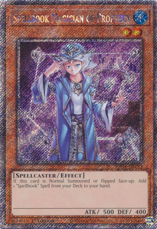 Spellbook Magician of Prophecy [RA04-EN183] Platinum Secret Rare | Cracking-Singles