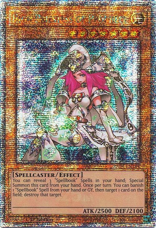 High Priestess of Prophecy [RA04-EN184] Quarter Century Secret Rare | Cracking-Singles