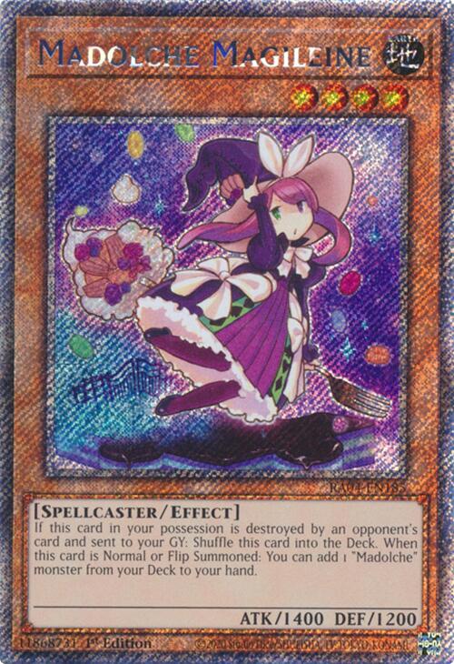 Madolche Magileine [RA04-EN185] Platinum Secret Rare | Cracking-Singles