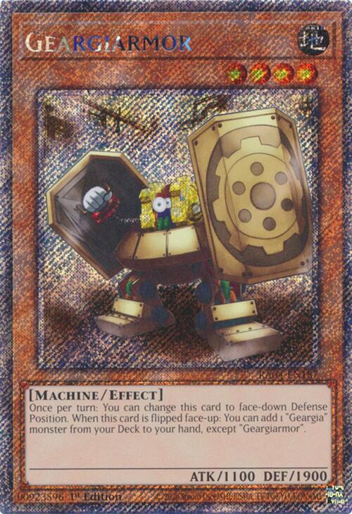 Geargiarmor [RA04-EN187] Platinum Secret Rare | Cracking-Singles