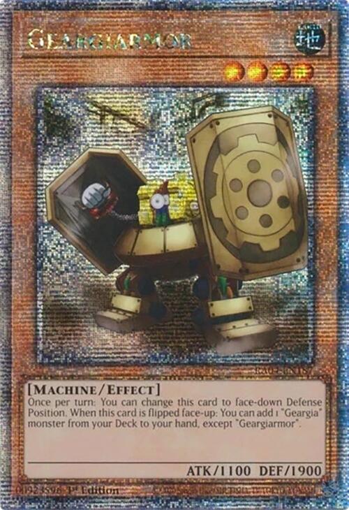 Geargiarmor [RA04-EN187] Quarter Century Secret Rare | Cracking-Singles