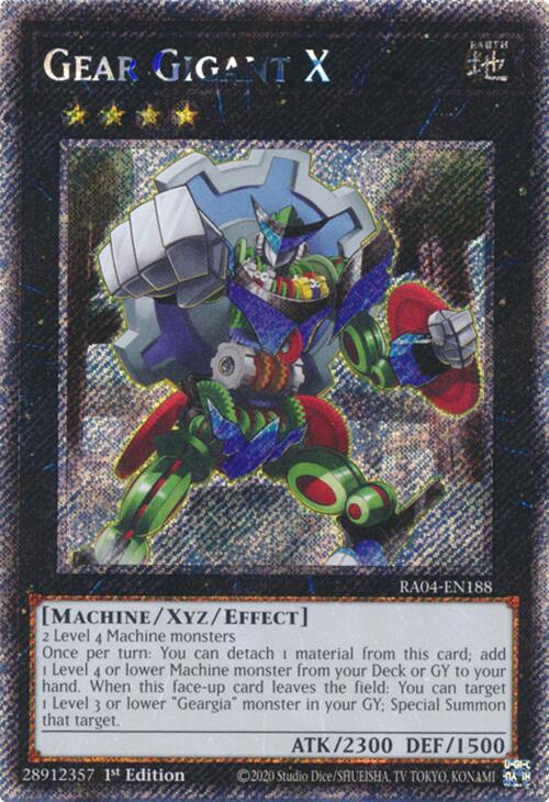 Gear Gigant X [RA04-EN188] Platinum Secret Rare | Cracking-Singles