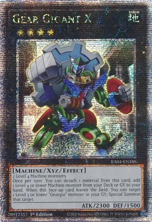 Gear Gigant X [RA04-EN188] Quarter Century Secret Rare | Cracking-Singles