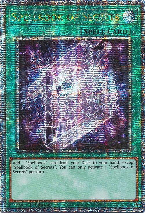 Spellbook of Secrets [RA04-EN189] Quarter Century Secret Rare | Cracking-Singles