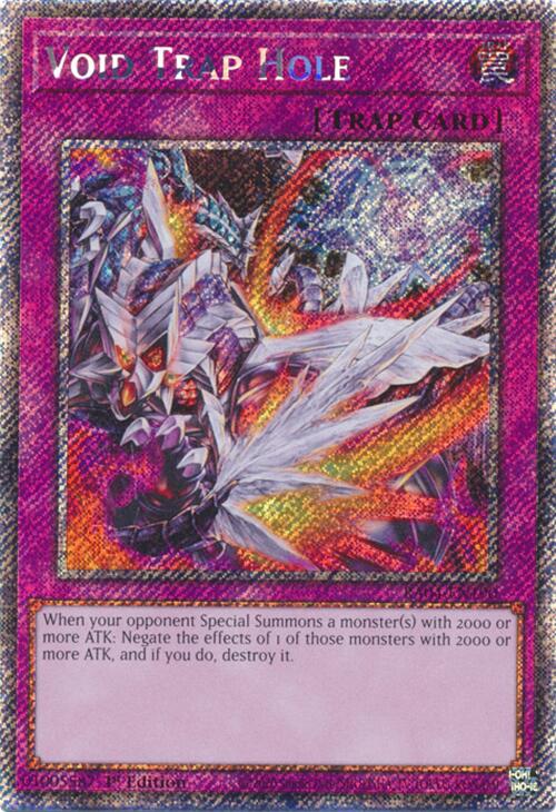 Void Trap Hole [RA04-EN190] Platinum Secret Rare | Cracking-Singles
