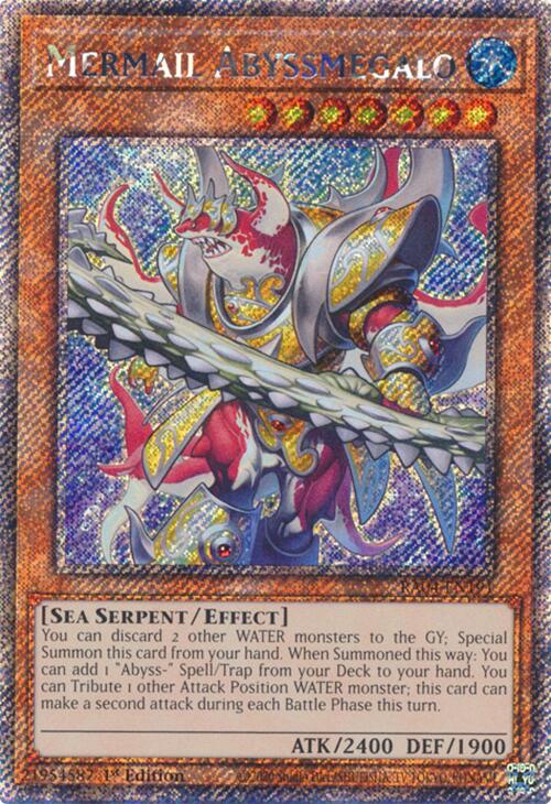 Mermail Abyssmegalo [RA04-EN191] Platinum Secret Rare | Cracking-Singles