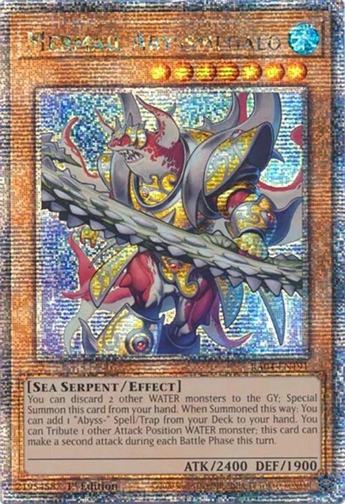 Mermail Abyssmegalo [RA04-EN191] Quarter Century Secret Rare | Cracking-Singles