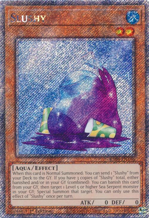 Slushy [RA04-EN196] Platinum Secret Rare | Cracking-Singles