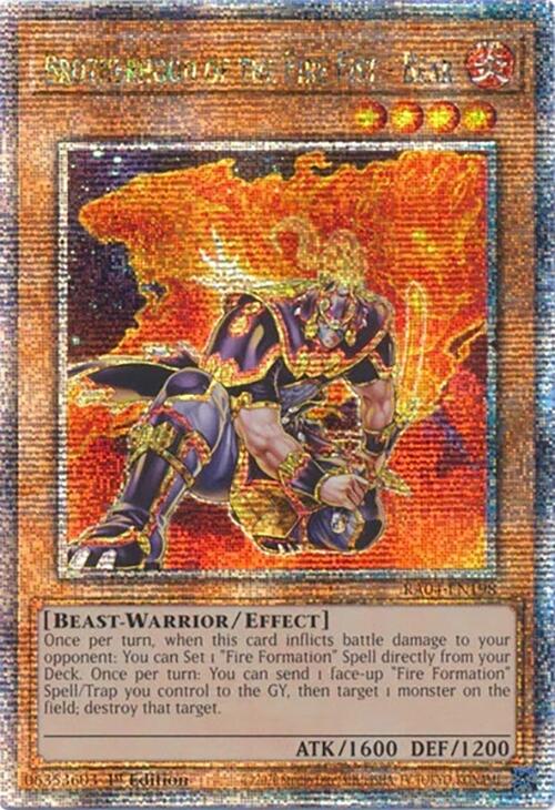 Brotherhood of the Fire Fist - Bear [RA04-EN198] Quarter Century Secret Rare | Cracking-Singles