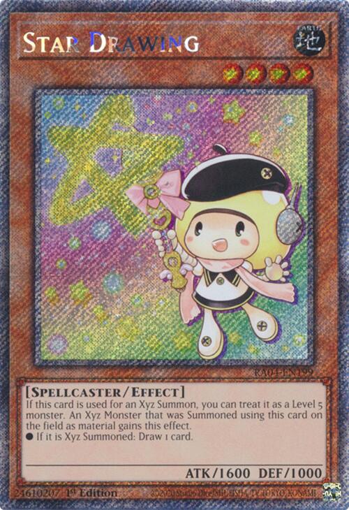 Star Drawing [RA04-EN199] Platinum Secret Rare | Cracking-Singles