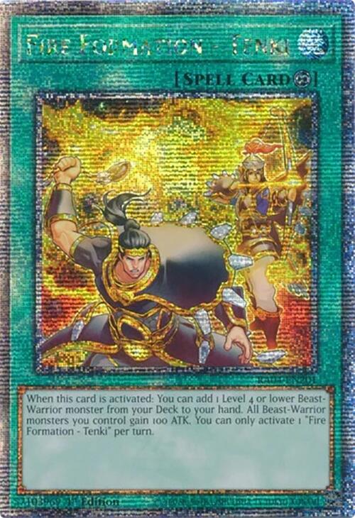 Fire Formation - Tenki [RA04-EN201] Quarter Century Secret Rare | Cracking-Singles
