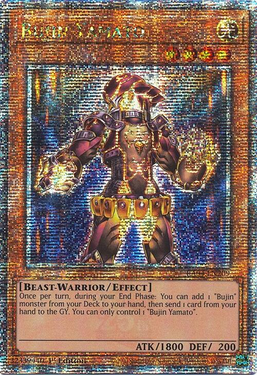 Bujin Yamato [RA04-EN209] Quarter Century Secret Rare | Cracking-Singles