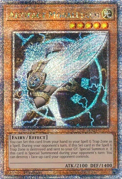 Artifact Moralltach [RA04-EN214] Quarter Century Secret Rare | Cracking-Singles