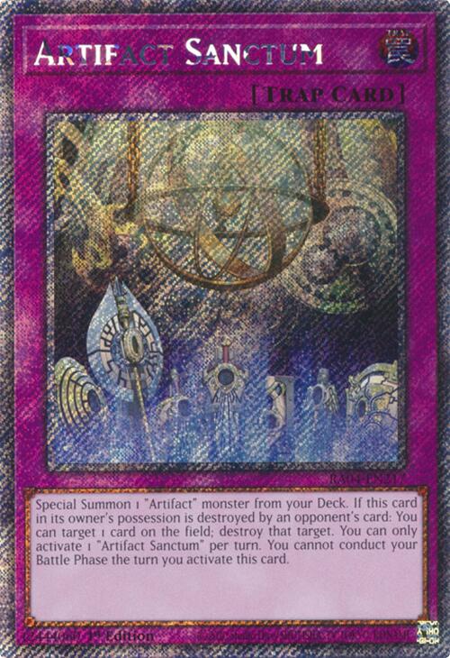 Artifact Sanctum [RA04-EN217] Platinum Secret Rare | Cracking-Singles