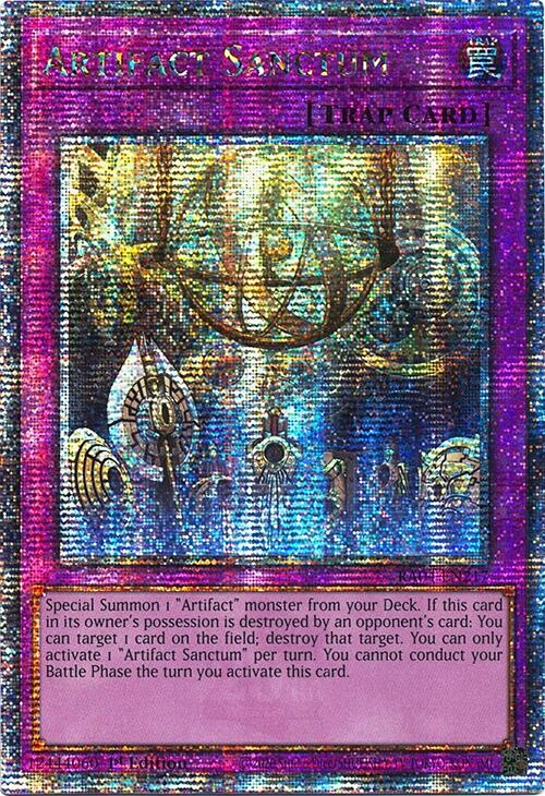 Artifact Sanctum [RA04-EN217] Quarter Century Secret Rare | Cracking-Singles