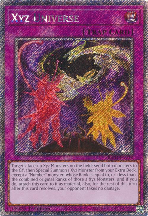 Xyz Universe [RA04-EN218] Platinum Secret Rare | Cracking-Singles