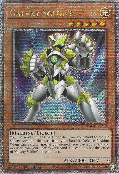 Galaxy Soldier [RA04-EN219] Quarter Century Secret Rare | Cracking-Singles