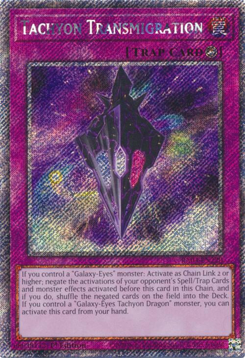 Tachyon Transmigration [RA04-EN220] Platinum Secret Rare | Cracking-Singles