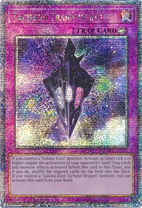 Tachyon Transmigration [RA04-EN220] Quarter Century Secret Rare | Cracking-Singles