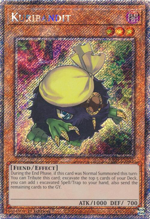 Kuribandit [RA04-EN221] Platinum Secret Rare | Cracking-Singles