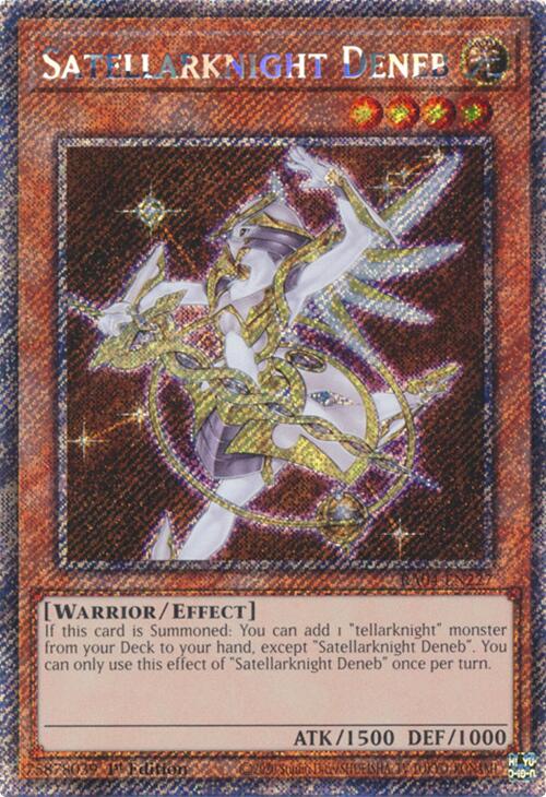 Satellarknight Deneb [RA04-EN227] Platinum Secret Rare | Cracking-Singles