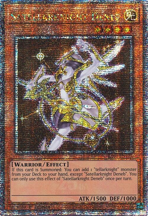 Satellarknight Deneb [RA04-EN227] Quarter Century Secret Rare | Cracking-Singles