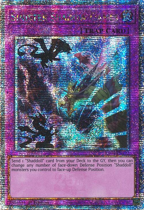 Sinister Shadow Games [RA04-EN232] Quarter Century Secret Rare | Cracking-Singles
