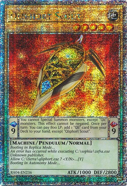 Qliphort Scout [RA04-EN236] Quarter Century Secret Rare | Cracking-Singles