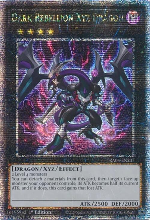 Dark Rebellion Xyz Dragon [RA04-EN237] Quarter Century Secret Rare | Cracking-Singles