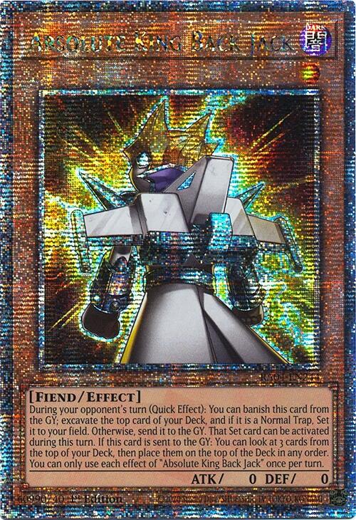 Absolute King Back Jack [RA04-EN244] Quarter Century Secret Rare | Cracking-Singles