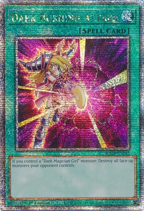 Dark Burning Attack [RA04-EN245] Quarter Century Secret Rare | Cracking-Singles