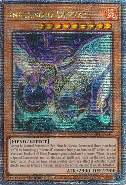 Infernoid Devyaty [RA04-EN248] Quarter Century Secret Rare | Cracking-Singles