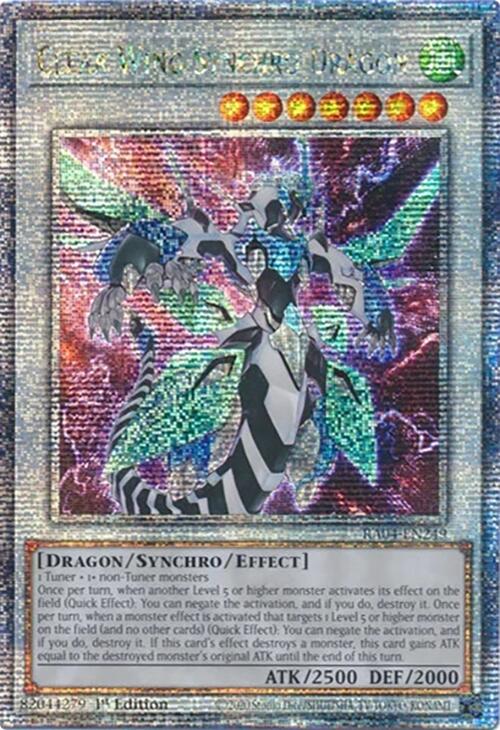 Clear Wing Synchro Dragon [RA04-EN249] Quarter Century Secret Rare | Cracking-Singles