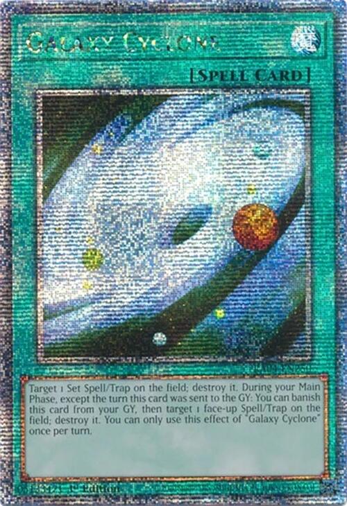Galaxy Cyclone [RA04-EN250] Quarter Century Secret Rare | Cracking-Singles
