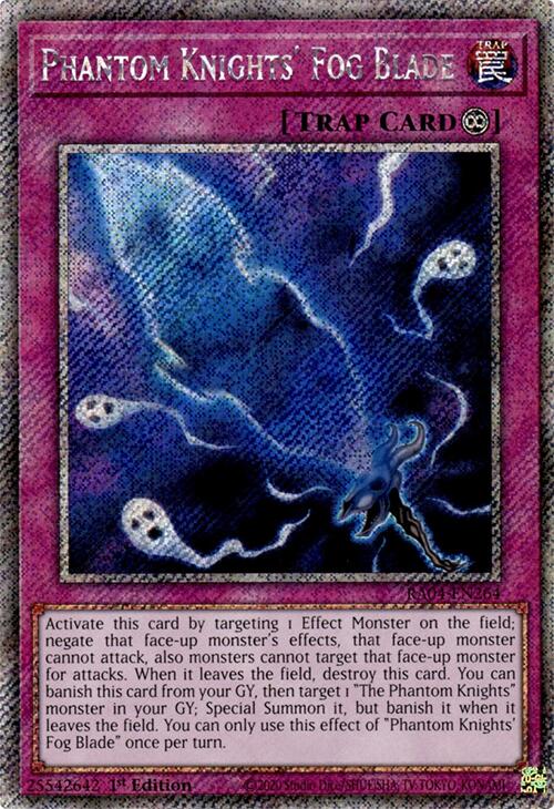 Phantom Knights' Fog Blade [RA04-EN264] Platinum Secret Rare | Cracking-Singles