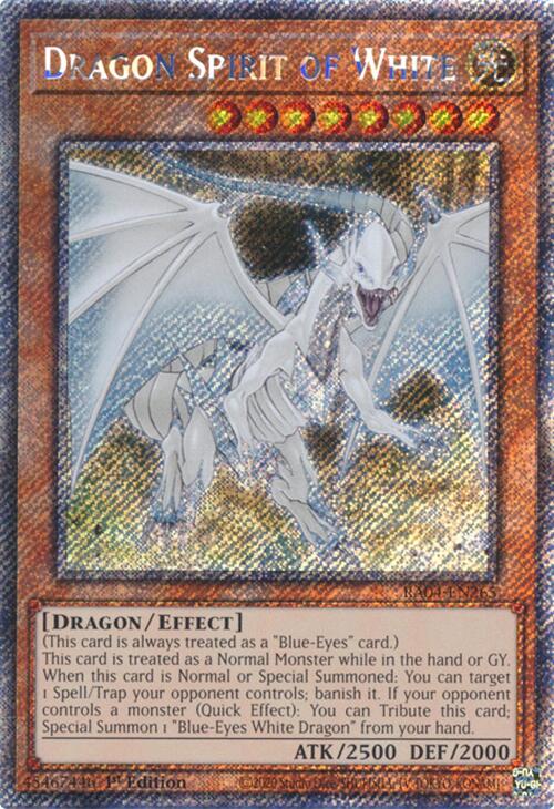 Dragon Spirit of White [RA04-EN265] Platinum Secret Rare | Cracking-Singles
