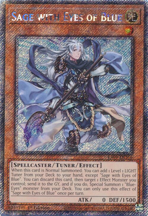 Sage with Eyes of Blue [RA04-EN266] Platinum Secret Rare | Cracking-Singles