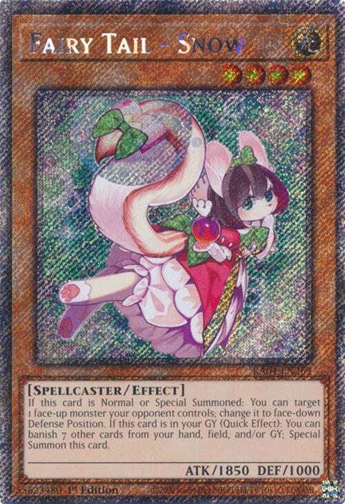 Fairy Tail - Snow [RA04-EN269] Platinum Secret Rare | Cracking-Singles