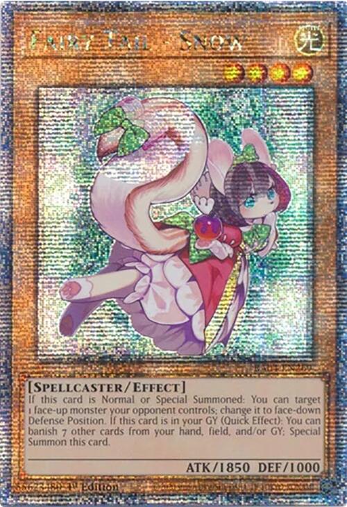 Fairy Tail - Snow [RA04-EN269] Quarter Century Secret Rare | Cracking-Singles