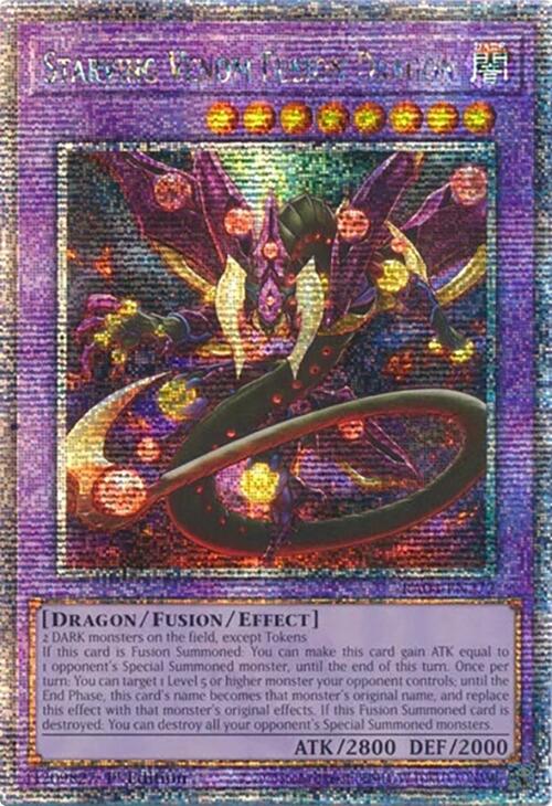 Starving Venom Fusion Dragon [RA04-EN272] Quarter Century Secret Rare | Cracking-Singles